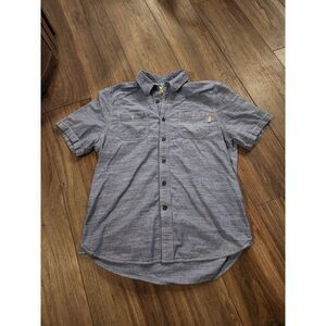 Woolrich Button‎ Front Denim Shirt Men's Size Large